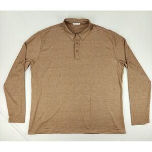 COOFANDY‎ Men's Polo Shirt Long Sleeve Size XXL